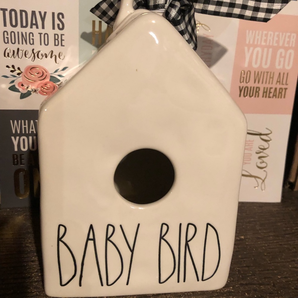 Rae Dunn baby bird birdhouse